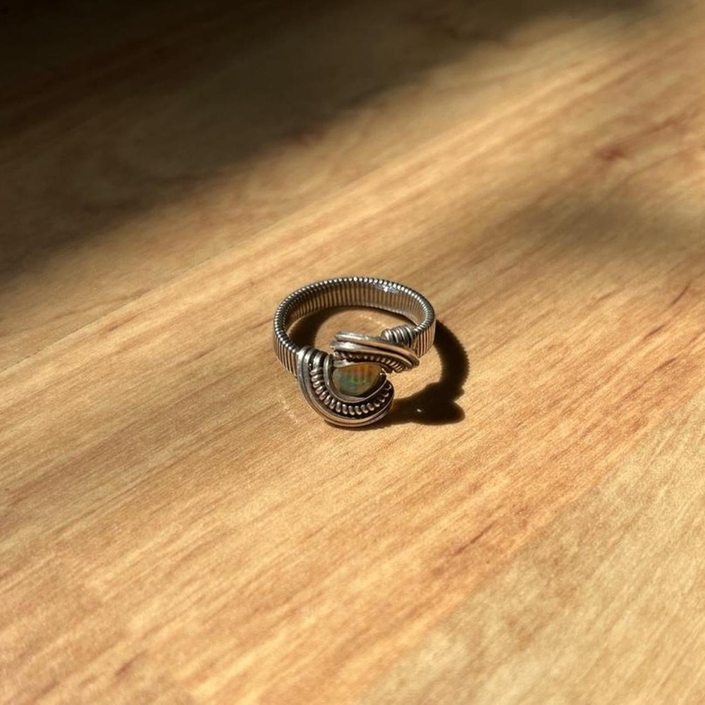 Moonstone wrap wrap ring - Picture 5 of 8